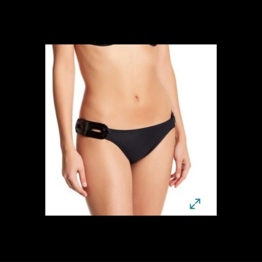 NEW Despi Panel Destail Cutout bikini bottom in‎ Black [SZ Small ] - Picture 3 of 12